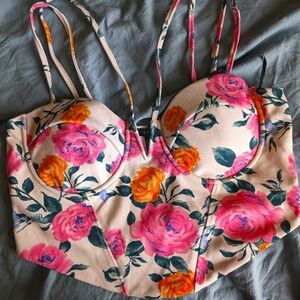 Forever 21 crop bustier